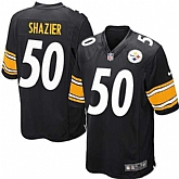 Nike Men & Women & Youth Steelers #50 Ryan Shazier Black Team Color Game Jersey,baseball caps,new era cap wholesale,wholesale hats